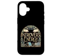 Introvert Energy : Le Silence est Mon Super Pouvoir, Mes Livres et Mes projets. Coque pour iPhone 16