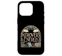 Introvert Energy : Le Silence est Mon Super Pouvoir, Mes Livres et Mes projets. Coque pour iPhone 16 Pro