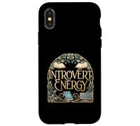 Introvert Energy : Le Silence est Mon Super Pouvoir, Mes Livres et Mes projets. Coque pour iPhone X/XS