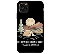 Introvert Hiking Club We Don't Meet Up Tente de Camping randonnée Coque pour iPhone 11 Pro Max
