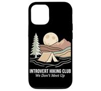 Introvert Hiking Club We Don't Meet Up Tente de Camping randonnée Coque pour iPhone 12/12 Pro