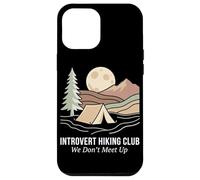 Introvert Hiking Club We Don't Meet Up Tente de Camping randonnée Coque pour iPhone 12 Pro Max