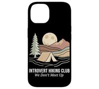 Introvert Hiking Club We Don't Meet Up Tente de Camping randonnée Coque pour iPhone 14