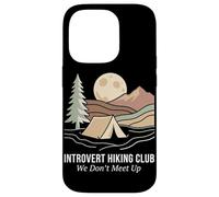 Introvert Hiking Club We Don't Meet Up Tente de Camping randonnée Coque pour iPhone 14 Pro