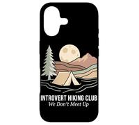 Introvert Hiking Club We Don't Meet Up Tente de Camping randonnée Coque pour iPhone 17