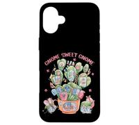 Introvert Home Sweet Cactus Home Graphic Women Funny GNOME Coque pour iPhone 16 Plus