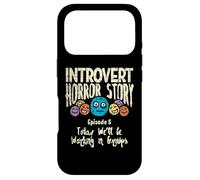 Introvert Horror Working-Group Timide Antisocial Back to School Coque pour iPhone 17 Pro