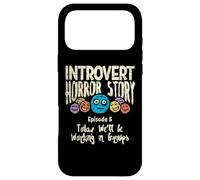 Introvert Horror Working-Group Timide Antisocial Back to School Coque pour iPhone 17 Pro Max