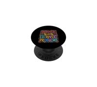 Introvert with Extrovert Problems Ambiance Sociale PopSockets PopGrip Adhésif