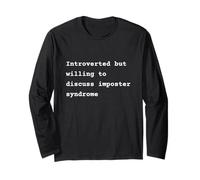 Introverted but willing to discuss imposter syndrome Phrase Manche Longue
