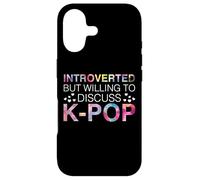Introverted But Willing to Discuss K-Pop Musique coréenne Coque pour iPhone 17
