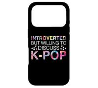 Introverted But Willing to Discuss K-Pop Musique coréenne Coque pour iPhone 17 Pro