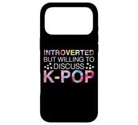 Introverted But Willing to Discuss K-Pop Musique coréenne Coque pour iPhone 17 Pro Max