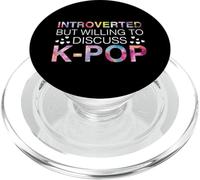 Introverted But Willing to Discuss K-Pop Musique coréenne PopSockets PopGrip pour MagSafe