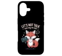 Introverti Funny Let's Not Talk and Say We Did Coque pour iPhone 17