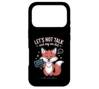 Introverti Funny Let's Not Talk and Say We Did Coque pour iPhone 17 Pro