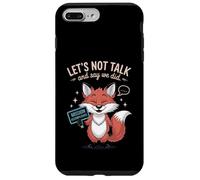Introverti Funny Let's Not Talk and Say We Did Coque pour iPhone 7 Plus/8 Plus