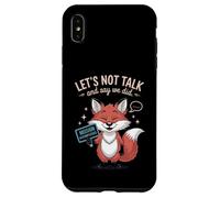 Introverti Funny Let's Not Talk and Say We Did Coque pour iPhone XS Max