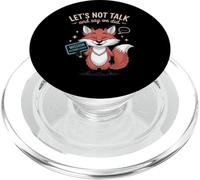 Introverti Funny Let's Not Talk and Say We Did PopSockets PopGrip pour MagSafe