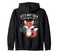 Introverti Funny Let's Not Talk and Say We Did Sweat à Capuche