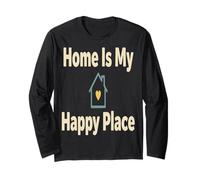Introverti Home Saying Happy Place Design for Homebodies Manche Longue