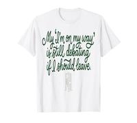 Introverti Late My I Am on My Way me Demande Toujours si Je Devrais T-Shirt