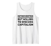 Introverti mais disposé à discuter du capitalisme Politique Débardeur