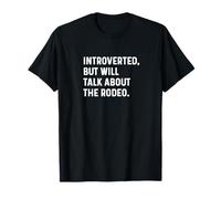 Introverti mais Je parlerai du Rodeo Cowboy Cowgirl T-Shirt