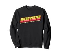 Introverti mais prêt à discuter des tueurs en série Sweatshirt
