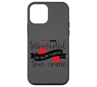 Introverti mais prêt à discuter du vrai crime Coque pour iPhone 12 mini