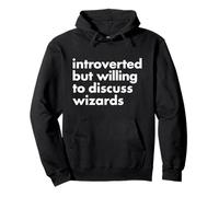 Introverti mais prêt à discuter Magie drôle Magie Sorciers Sweat à Capuche