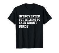 Introverti mais prêt à Parler d’Oiseaux, d’Ailes et de T-Shirt