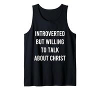 Introverti mais prêt à Parler de Christ Cure Christian Débardeur
