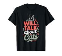 Introvertie mais Parlera des Chats Humour T-Shirt