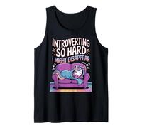 Introvertir So Hard I Might Disappear Funny Débardeur