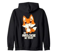 Introvertis - in Overthinking We Trust Sweat à Capuche