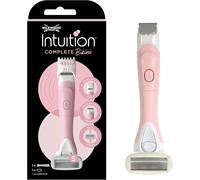 Intuition Complete Bikini - Rasoir et tondeuse tout-en-un avec tête de rasoir à 5 lames enduites de gel pour la protection de la peau - adapté au rasage du maillot