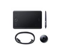 Intuos Pro Petite - Numériseur - droitiers et gauchers - 16 x 10 cm - multitactile - électromagnétique - 6 boutons - sans fil, filaire - Bluetooth,