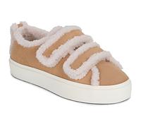 Inuikii - Shearling Low Velcro - Femme - Chaussures - Beige - Taille: 38 EU