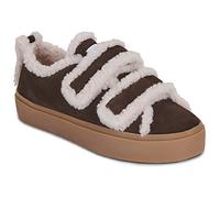 INUIKII SHEARLING LOW VELCRO women Lowtop brown taille: 37