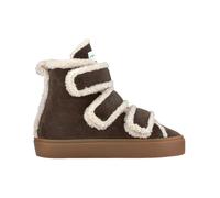 Inuikii - Botte compensée en shearling à scratchs - Femme - Chaussures - Brun - Taille: 41 EU