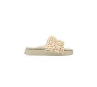 INUIKII Pantoletten FRAYED BAND crème | 36