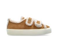 Inuikii - Shearling Low Velcro chaussures - Femme - Chaussures - Beige - Taille: 40 EU