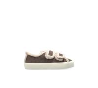 Inuikii - Shearling Low Velcro chaussures - Femme - Chaussures - Gris - Taille: 38 EU