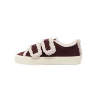 Inuikii - Shearling Low Velcro - Femme - Chaussures - Brun - Taille: 40 EU