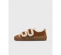 Inuikii - Shearling Low Velcro - Femme - Chaussures - Brun - Taille: 38 EU