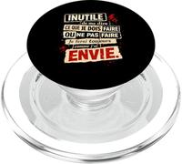 Inutile de me dire ce Que Je Dois Faire - Humour Rebelle PopSockets PopGrip pour MagSafe