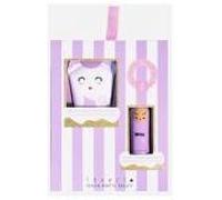 Inuwet Coffret Baume à Lèvres Guimauve 3,5 g + Crème Mains et Ongles Fleur de Coton 60 ml - Coffret 2 produits