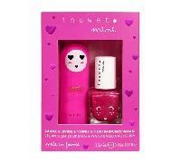 Inuwet Coffret Duo Baume à lèvres et Vernis à l'eau - Cerise 3,5g + 5ml