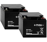 Invacare fauteuil bora elektromobil batterie 2 x 12 v 50Ah ploMB compatible